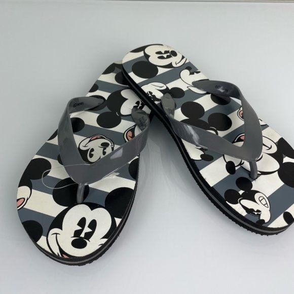 Mickey Mouse Kids Disney Flip Flops, Sz 8 - Picture 5 of 13
